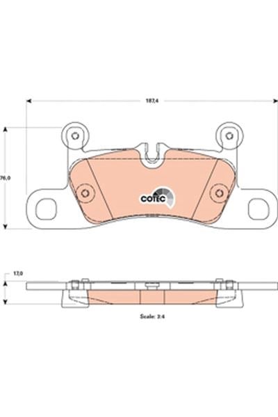 Volkswagen Touareg Arka Balata TRW