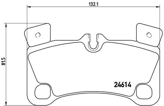 Volkswagen Touareg Arka Balata BREMBO