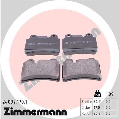 Volkswagen Touareg Arka Balata ZIMMERMANN