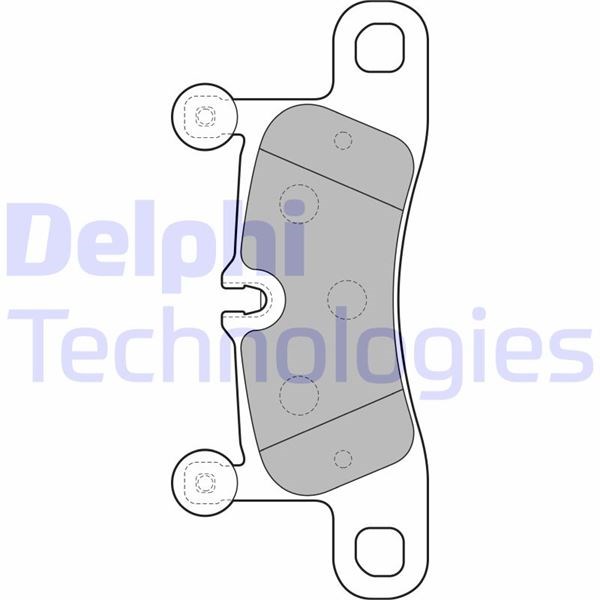 Volkswagen Touareg Arka Fren Balatası DELPHI