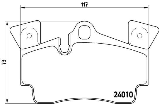 Volkswagen Touareg Arka Balata BREMBO
