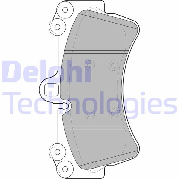 Volkswagen Touareg Ön Balata DELPHI
