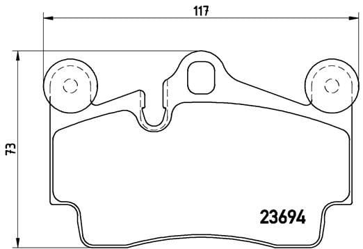 Volkswagen Touareg Arka Balata BREMBO
