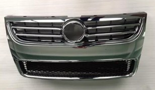 Volkswagen Touareg Ön Panjur Parlak Krom Çerçeve Saten Siyah Komple PRO-A