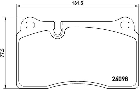 Volkswagen Touareg Ön Balata BREMBO