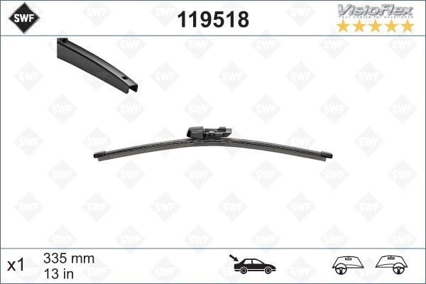 Volkswagen Touran 2 Arka Silecek Süpürgesi 345 mm VALEO