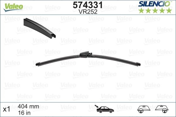 Volkswagen Touran Transporter Arka Silecek Süpürgesi 405 mm VALEO