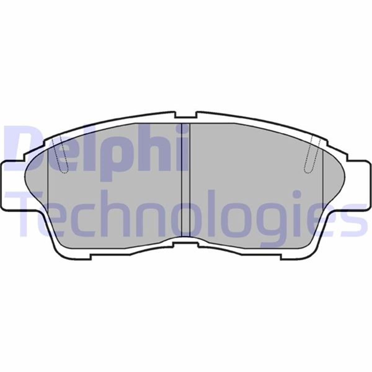 Toyota Corolla Ae111 Zz111 (97-02) Ön Fren Balatası Delphi (119Mm)