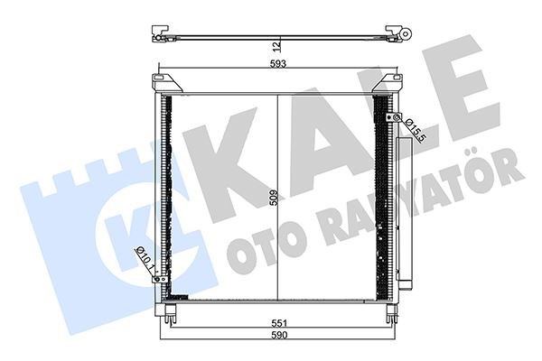Toyota Hilux VIII Kondenser KALE-RADYATOR