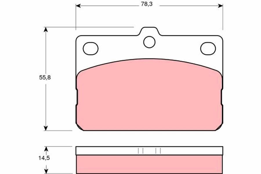 Toyota Corolla Ön Aks Disk Balatası TRW
