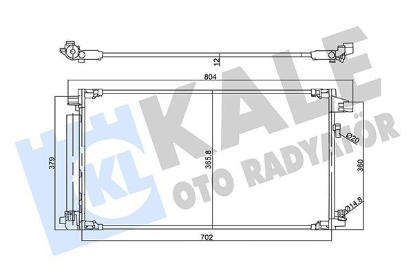 Toyota C-HR Kondenser KALE-RADYATOR