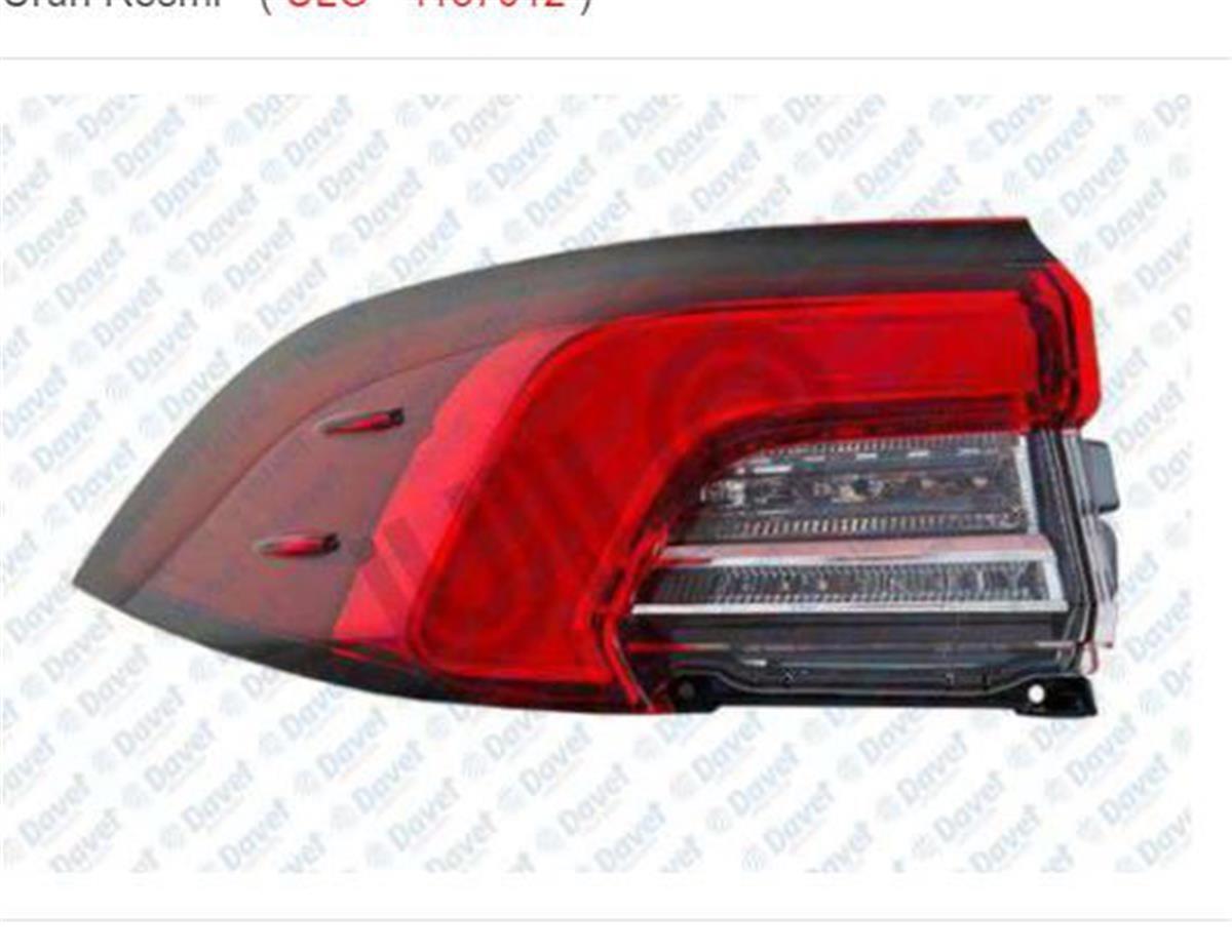 Corolla (2019>) Sağ Çamurluk (High) Stop Lambası Ulo