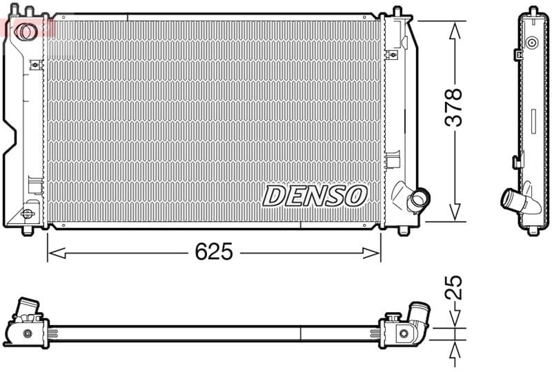 Toyota Corolla E12 Motor Su Radyatörü DENSO