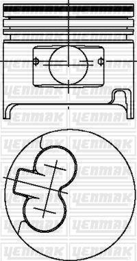 Toyota Hilux 2.4D Piston Segman STD 89-04 YENMAK