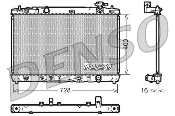 Toyota Camry V4 Motor Su Radyatörü DENSO