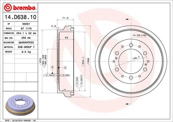 Toyota Hiace-Commuter V Fren Kampanası BREMBO