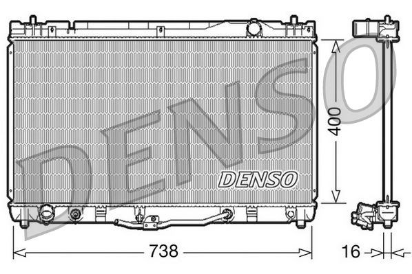 Toyota Camry V3 Motor Su Radyatörü DENSO