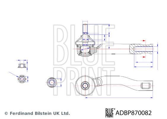 Toyota Yaris I Rot Başı BLUEPRINT