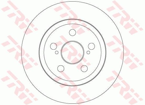 Toyota Urban Cruiser Liftback P1 Fren Diski Arka Aks TRW