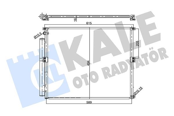 Toyota Land Cruiser Prado Kondenser KALE-RADYATOR
