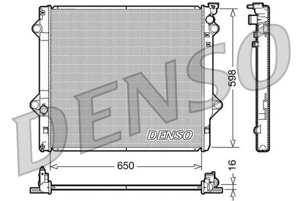 Toyota Land Cruiser / Prado J120 Motor Su Radyatörü DENSO