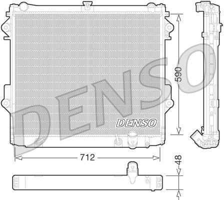 Toyota Land Cruiser J200 Motor Su Radyatörü DENSO