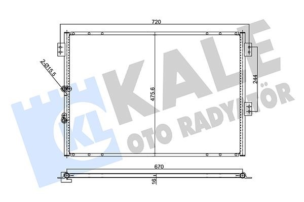 Toyota Hiace Commuter Kondenser KALE-RADYATOR