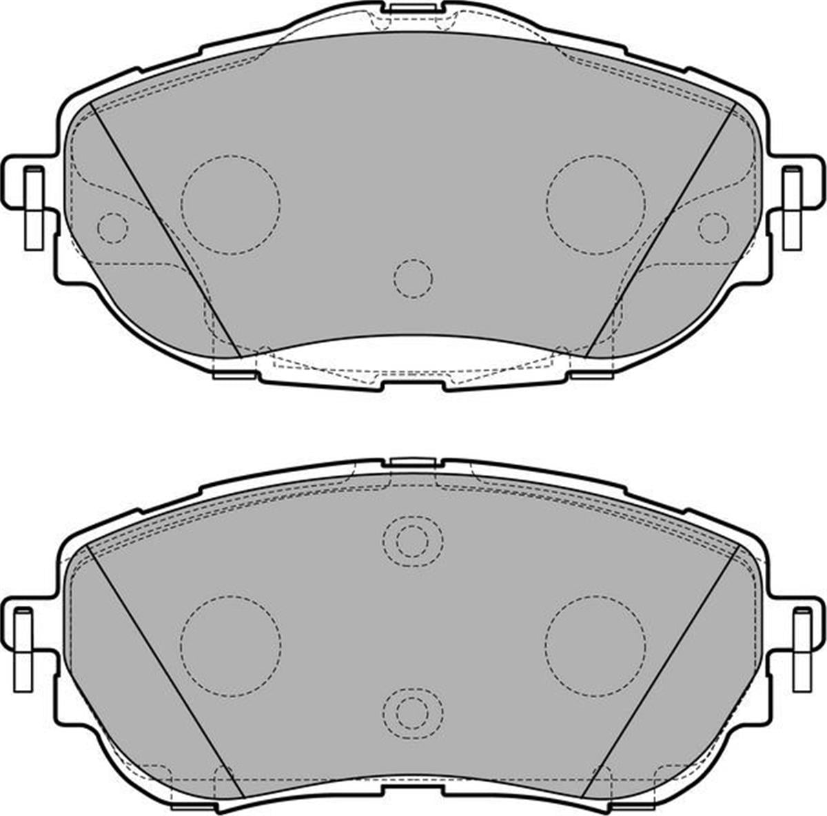 Toyota Auris Corolla Ön Fren Balata 0446502390-0446502391-Wva25699