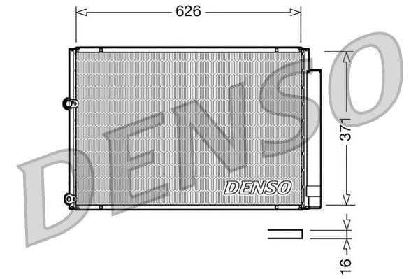 Toyota Prius W1 Klima Radyatörü DENSO