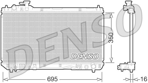 Toyota RAV 4 I / Funcruiser Motor Su Radyatörü DENSO