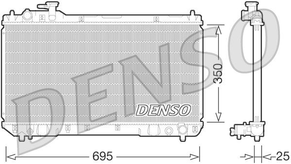 Toyota RAV 4 I / Funcruiser Motor Su Radyatörü DENSO