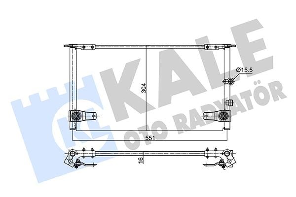 Toyota Hilux VI Klima Kondenseri KALE-RADYATOR