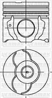 Toyota Piston Segman 77.00mm 0.50mm YENMAK