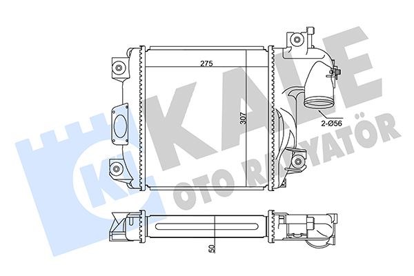 Toyota Hilux VII İntercooler KALE-RADYATOR