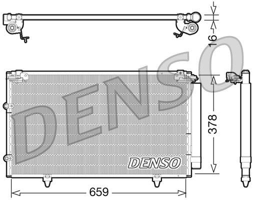 Toyota Camry V3 Klima Radyatörü Kondenseri DENSO