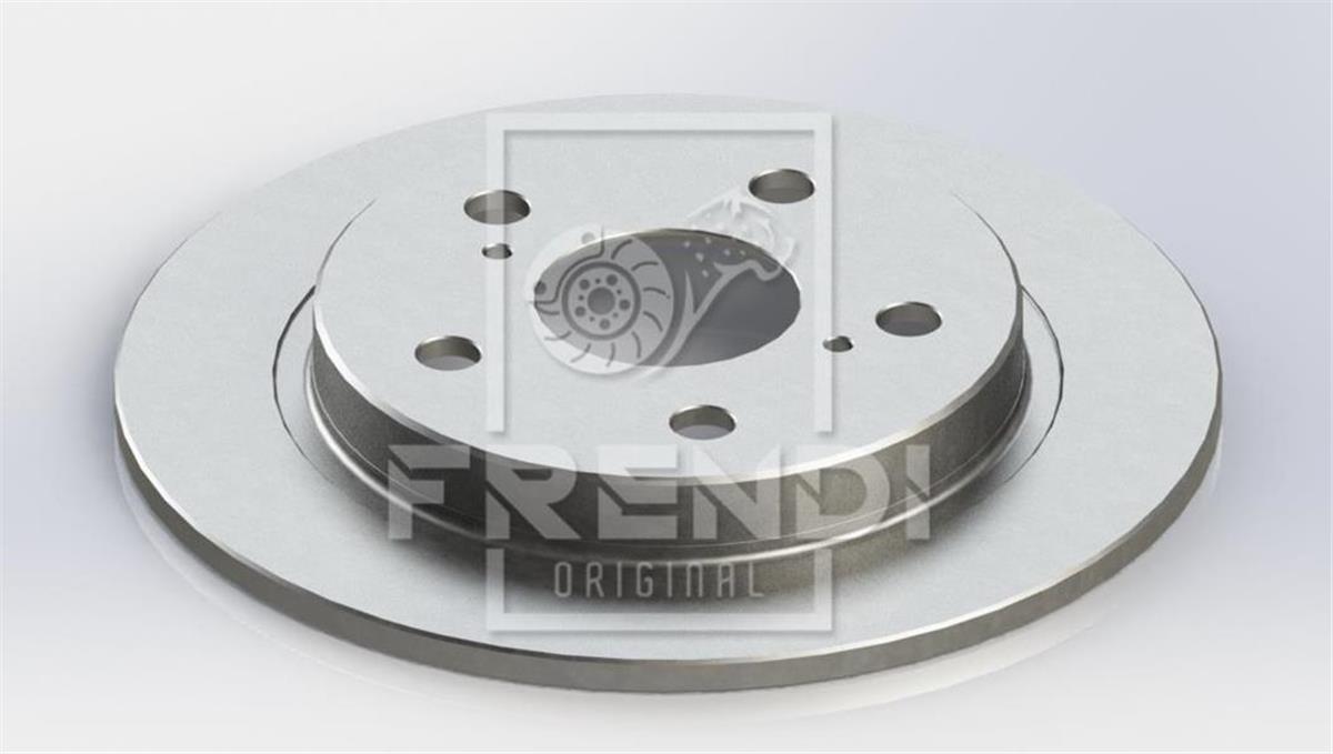 Toyota Auris Corolla (07->) 1.6 Arka Fren Diski Dolu 259 4243112260