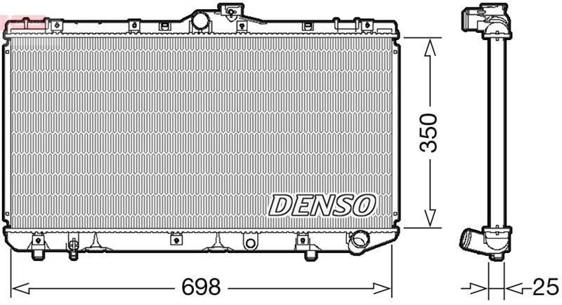 Toyota Corolla E10 Motor Su Radyatörü DENSO