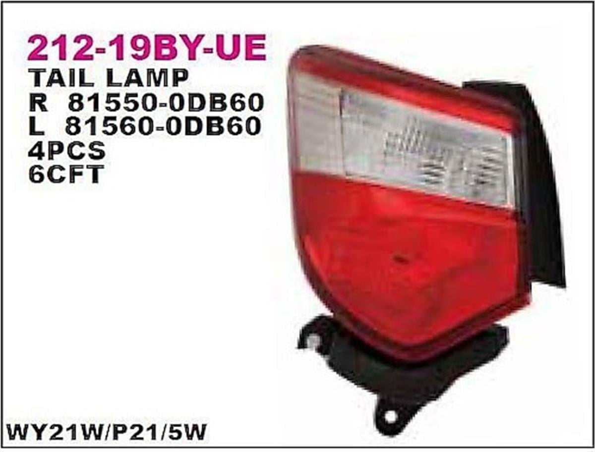 Toyota Hybrid 17- Sağ Dış Stop Lambası Depo 81550