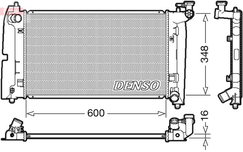 Toyota Corolla E12 Motor Su Radyatörü DENSO