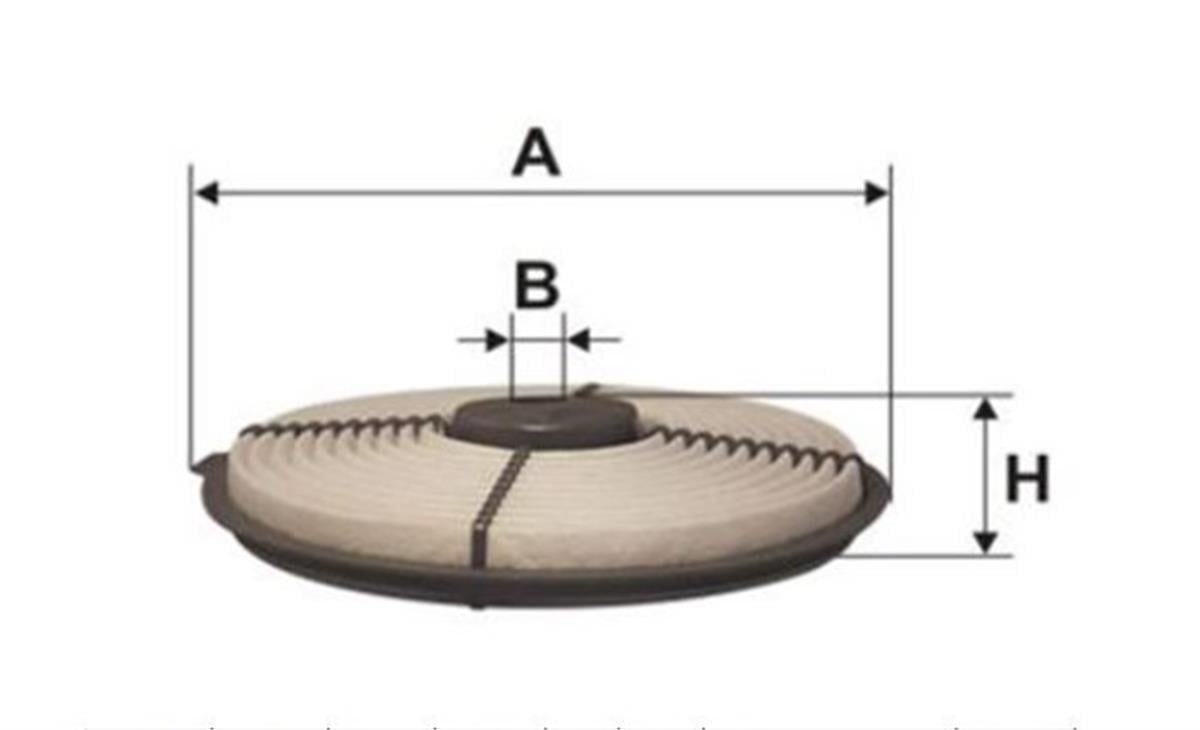 Toyota Corolla 1.3 2E Hava Filtresi Grat (1988-1998)