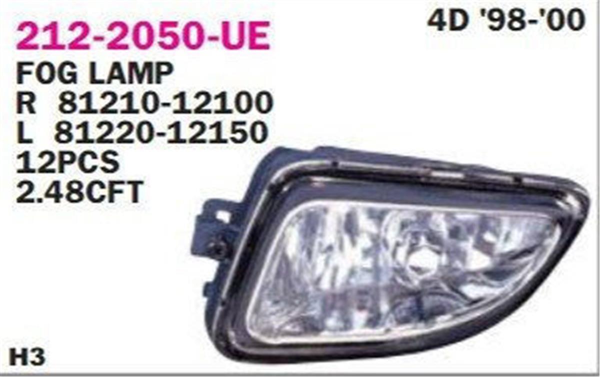 Toyota Corolla E11 Sağ Sis Farı Depo Benzinli (2000-2001) 81211