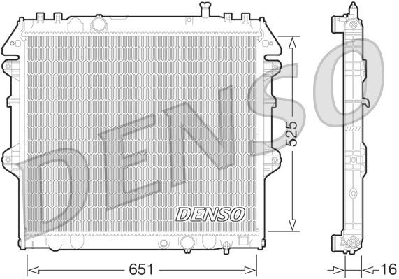 Toyota Hilux III Motor Su Radyatörü DENSO