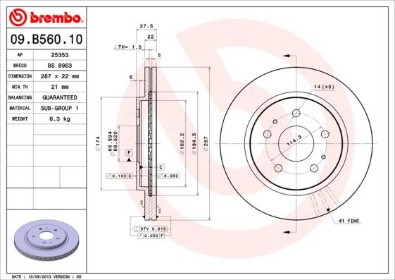 Toyota Ön Fren Diski [Standart] BREMBO