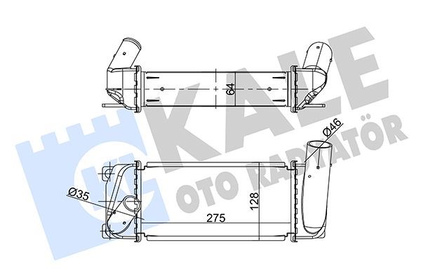 Toyota Corolla Intercooler KALE-RADYATOR