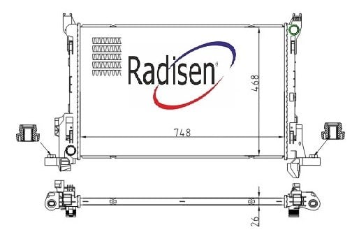 Renault Trafic III Radyatör 1.6 dCI RADISEN