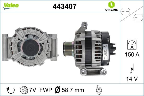 Ford Transit Ranger 2.2 TDCi Alternatör 150 AMP VALEO