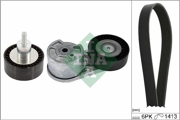 Ford Transit V Kayış Gergi Kütüğü V Kayış Avre Rulman INA