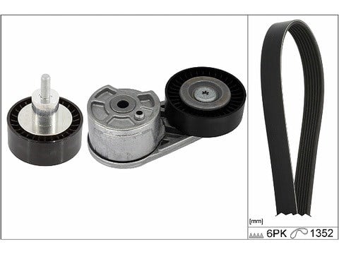 Ford Transit Custom V Kayış Gergi Komple Set INA