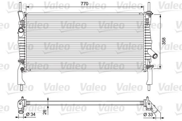 Ford Transit Su Radyatörü Klimalı VALEO