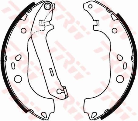 Ford Transit Tourneo Connect Arka Pabuç Balata TRW